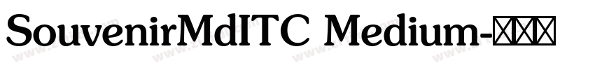 SouvenirMdITC Medium字体转换